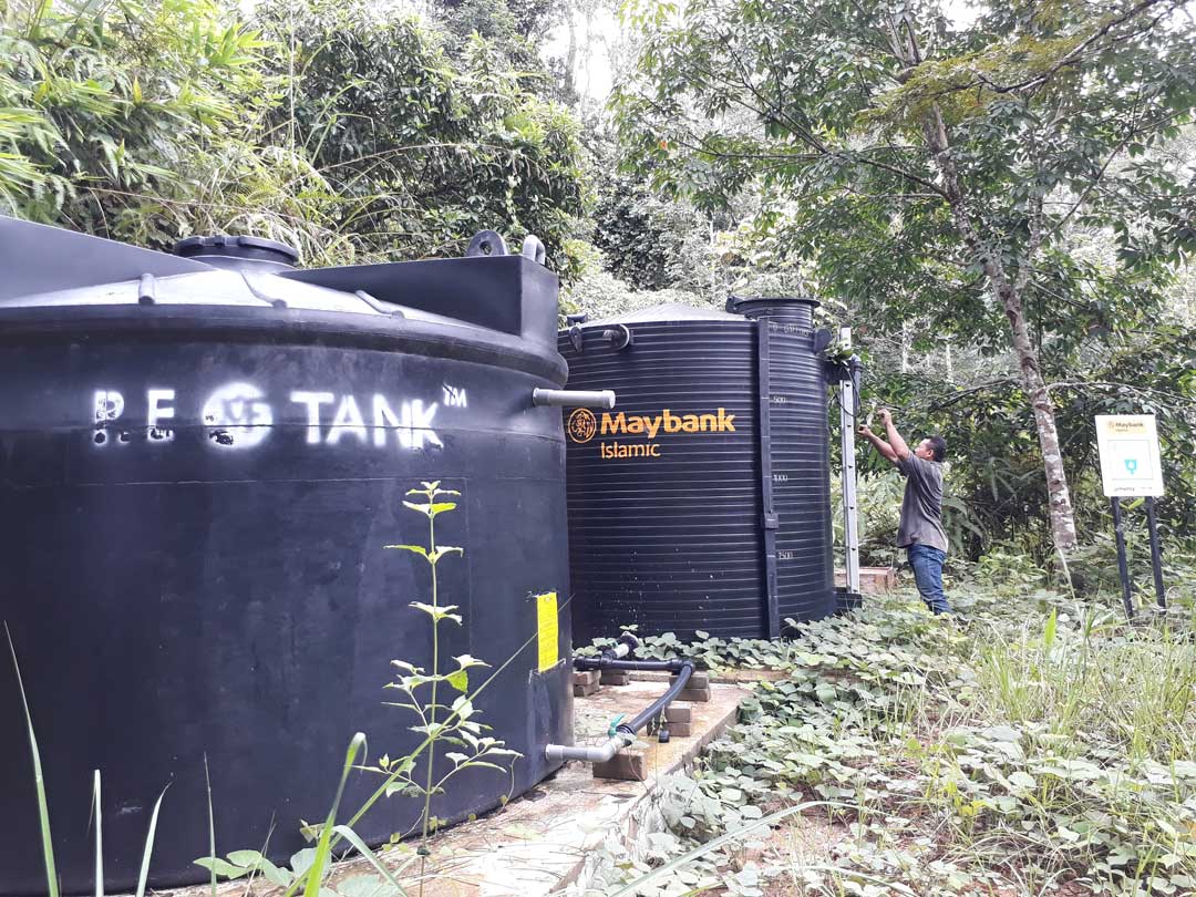 Clean water infrastructure by Maybank Islamic’s WASH programme for the rural communit